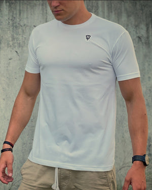 The Trident T-Shirt: The White T-Shirt with a Black Twist - Oarsmen Harpoon 